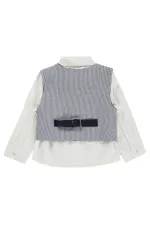 T-shirt garçon, 2-5 ans, bleu marine - Lot