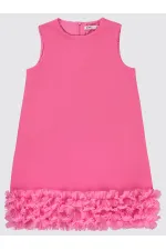 Girl's Vest and Dress 6-9 Years Fuchsia - Package