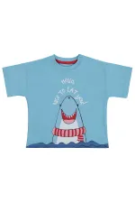 Baby T-shirt 0-24 Months Blue - Pack