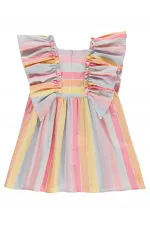 Kız Çocuk Jile ve Elbise 2-5 Yaş Sarı - Paket