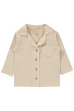 Baby Pajama Set 0-24 Months Tan - Package