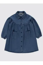 Ensemble gilet et robe bleu pour fille de 6 à 9 ans - Paquet