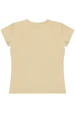 Girls' T-Shirt Km 10-13 Years Beige - Pack