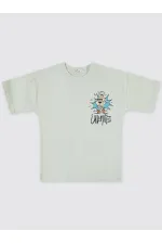 Erkek Çocuk Pijama Takımı 6-9 Yaş Açık Gri - Paket