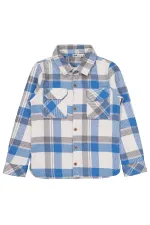 Erkek Çocuk Gömlek 6-9 Yaş Mavi - Paket