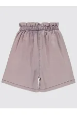 Kız Çocuk Şort 6-9 Yaş Lila - Paket