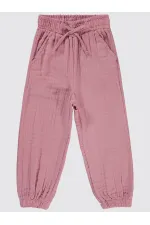 Girl Trousers 2-5 Years Old Dusty Rose - Package