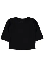 Bebek Sweatshirt 0-24 Ay Siyah - Paket