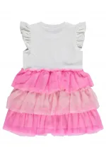 Ensemble combinaison et robe pour fille, 2-5 ans, fuchsia - Emballage