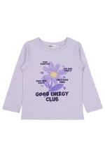 Kız Çocuk Sweatshirt Km 2-5 Yaş Lila - Paket