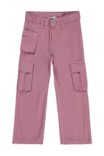 Girls' Trousers, Ages 6-9, Rose Pink - Pack