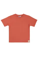 T-shirt garçon Km 2-5 ans orange foncé - Emballage