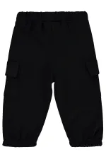 Baby Sweatpants 0-24 Months Black - Pack
