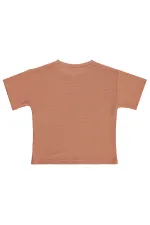 T-shirt garçon, 10-13 ans, saumon foncé - Lot T-shirt garçon, 10-13 ans, saumon foncé - Lot