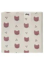 Ensemble couverture et lange pour bébé 0-24 mois, écru - Emballage