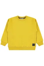 Boys' Sweatshirt, Ages 6-9, Mustard - Pack