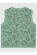 Gilet bébé 0-24 mois kaki doux - Emballage civil