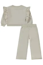 Girls Tracksuit Set for 2-5 Years Old Stone Color - Package