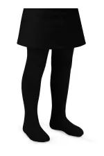 Kız Çocuk Külotlu Çorap 2-9 Yaş Siyah - Paket