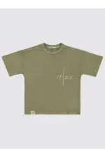 Erkek Çocuk Tişört 6-9 Yaş Taş Rengi - Paket