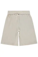 Pantalon Capri garçon, 10-13 ans, beige - Lot