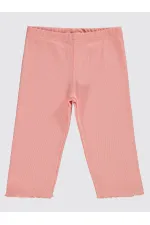 Kız Çocuk Tayt 6-9 Yaş Pudra - Paket