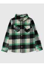 Erkek Çocuk Gömlek 10-13 Yaş Yeşil - Paket