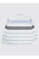 Erkek Çocuk Gömlek 10-13 Yaş Mavi - Paket