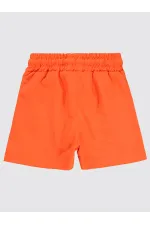 Short de bain garçon 2-5 ans orange - Emballage