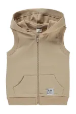 Bebek Yelek 0-24 Ay Sütlükahve - Paket