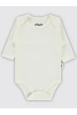 Bebek Çıtçıtlı Badi 0-24 Ay Beyaz - Paket