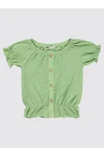 Girls T-Shirt 2-5 Years Old Green Fig - Package