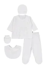 Baby Bodysuit Sets 0-24 Months Ecru - Package
