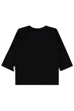 Bebek Sweatshirt 0-24 Ay Siyah - Paket