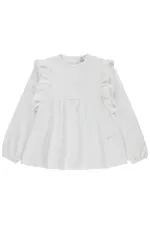 T-shirt fille, 10-13 ans, blanc cassé - Emballage