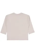 Erkek Çocuk Sweatshirt 2-5 Yaş Taş Rengi - Paket