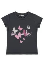 Girls' T-Shirt Km 2-5 Years Anthracite - Package