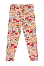 Collants pour filles de 6 à 9 ans, couleur poudre - Emballage