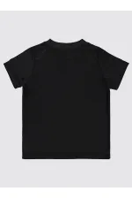 Lot de T-shirts noirs pour garçons de 6 à 9 ans