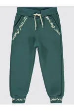 Bas de survêtement pour filles de 2 à 5 ans, couleur pétrole - Emballage