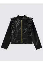 Kız Çocuk Ceket 10-13 Yaş Siyah - Paket