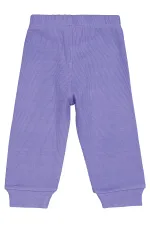 Combinaison bébé simple pour bébé de 0 à 24 mois, violette - Emballage