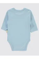 Bebek Çıtçıtlı Badi 0-24 Ay Mavi - Paket