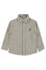 Erkek Çocuk Gömlek 2-5 Yaş Kahve - Paket