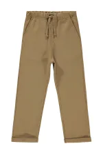 Bas de survêtement garçon 10-13 ans camel - Emballage