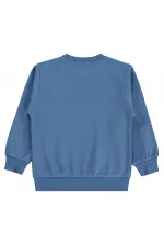 Erkek Çocuk Sweatshirt Km 2-5 Yaş İndigo - Paket