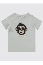 Lot de T-shirts pour garçons de 2 à 5 ans, gris clair