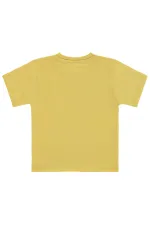 Lot de T-shirts pour garçons, 2-5 ans, jaunes