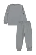 Ensemble pyjama garçon, 2-5 ans, gris - Emballage
