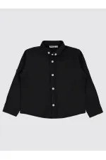 Erkek Çocuk Gömlek 2-5 Yaş Siyah - Paket